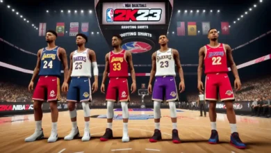 GBAS Shooting Shirts NBA 2K23 Mod