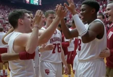 Indiana Hoosiers men's basketball vs Washington basketball match player stat