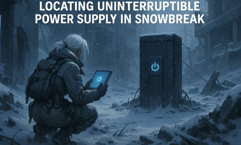Locating Uninterruptible Power Supply in Snowbreak