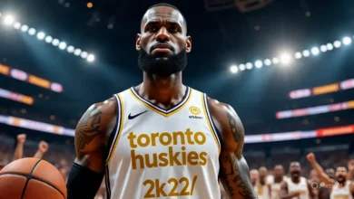 SRT-Lebron Toronto Huskies NBA 2K22 Mod